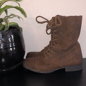 Mossimo Women’s Brown Combat Boots